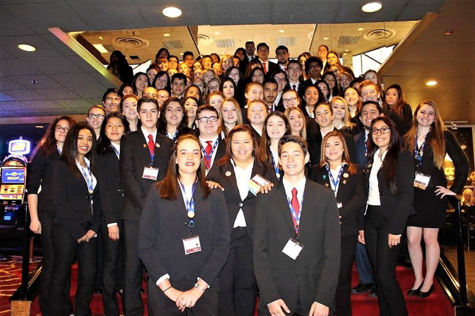 Photos courtesy CHS. HOSA students at Future Health Professionals Leadership Conference.