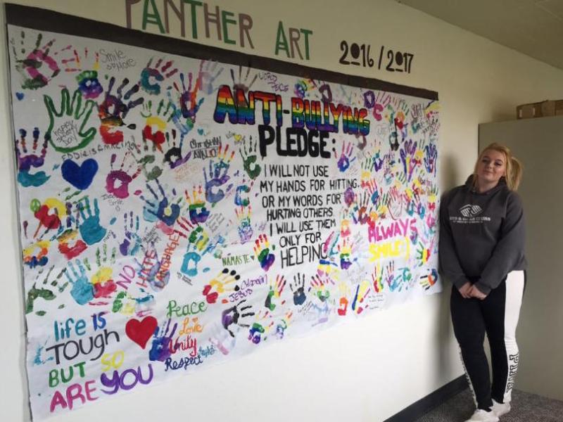 Pioneer Student Ceanna Fletcher's Art Project