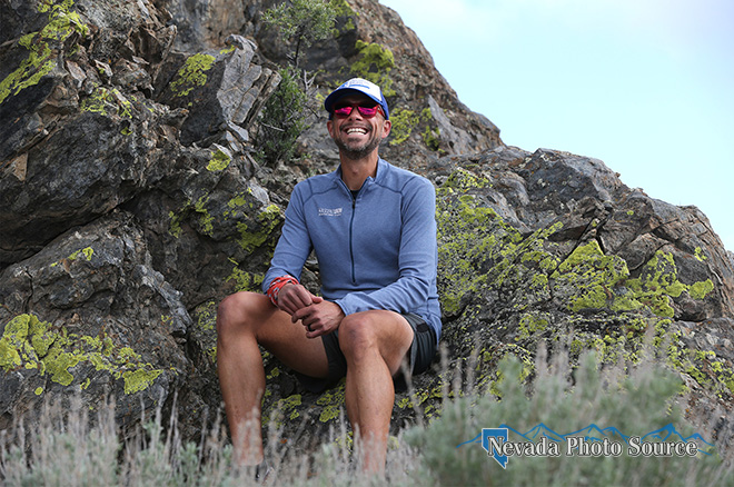 EJ Maldonado, co-race director. Photo by Cathleen Allison, Nevada Photo Source