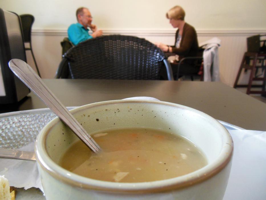 Soup and ice cream are the featured menu items at the new Scoup's.
