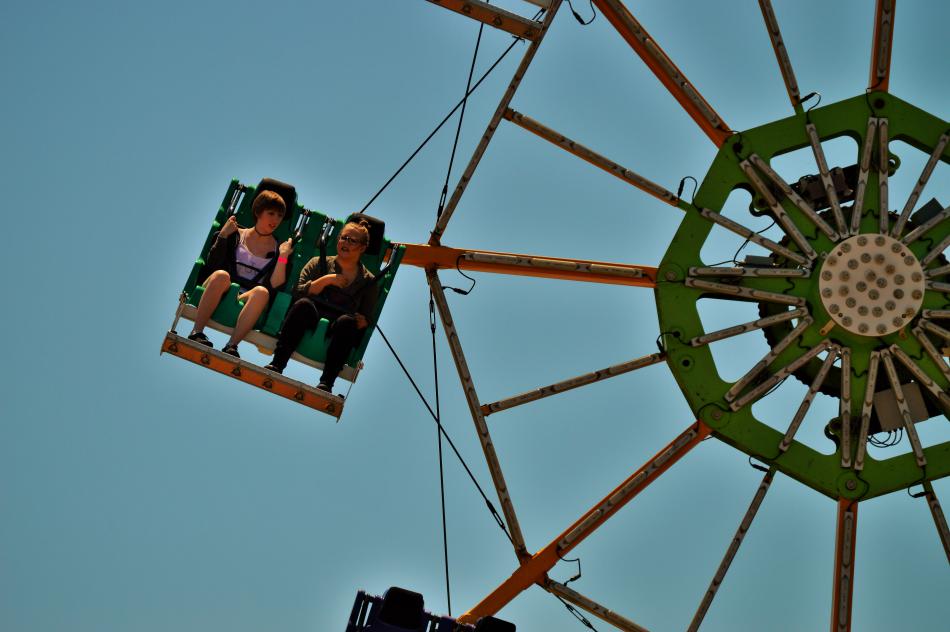 Carnival rides, music, demonstrations and more featured at the Spring Celebration. Photo by Brett Fisher