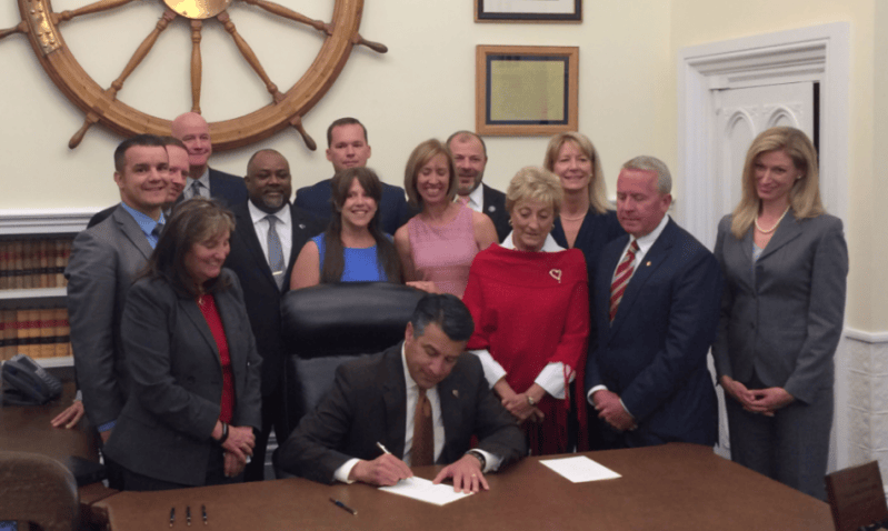 Nevada Governor Sandoval signs Assembly Bill 85 into law Monday requiring students to learn CPR before graduating.