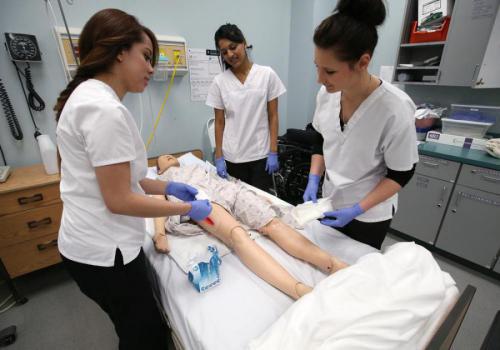 The accelerated plan offers eight-week courses for science requirements.