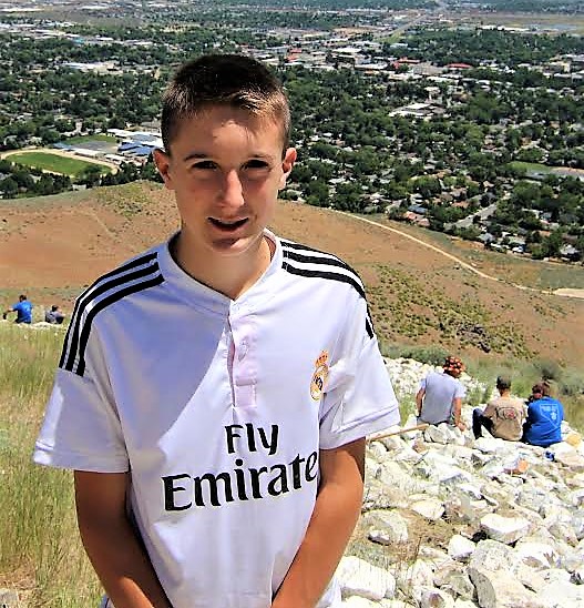 Photo courtesy Danyel Soulier. Parker Lehmann atop C Hill Saturday.
