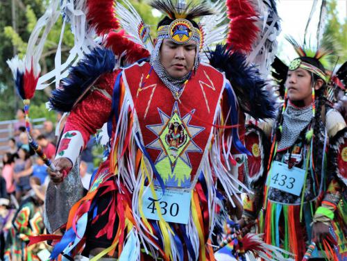 The Fathers’ Day Pow Wow at the Stewart Indian School wraps up today. Photo by Brett Fisher.
