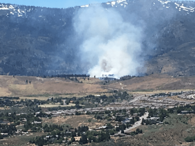 The Garson Fire near Verdi burned 141 acres earlier this month. It was started by target shooters.