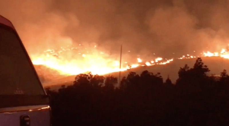 Reno Fire Department photo taken early this morning at Winnemucca Ranch.