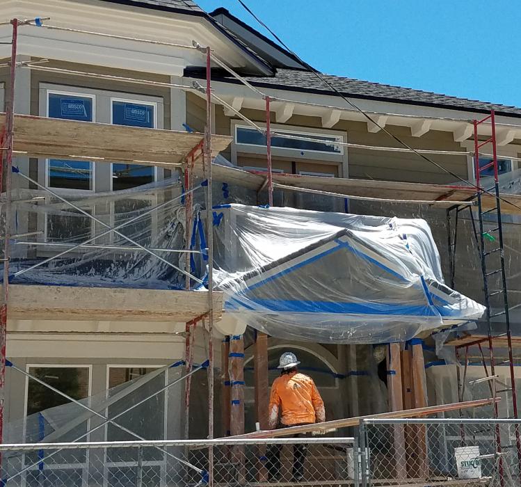 Victorian architecture of the mixed use project for Adams Hub between Proctor and Telegraph.