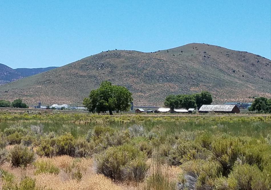 Portion of the Lompa Ranch, facing Prison Hill to the southeast.