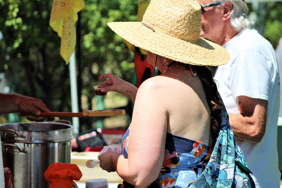Guests are served chili Saturday at the High Sierra and Nevada Capitol Regional Chili Cook Off.