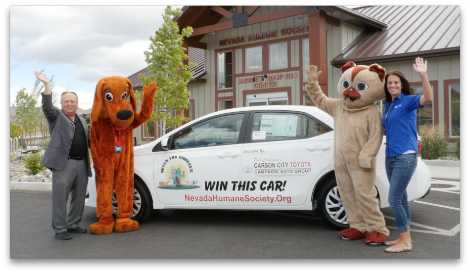 Win this car courtesy of Dick Campagni’s Carson City Toyota.