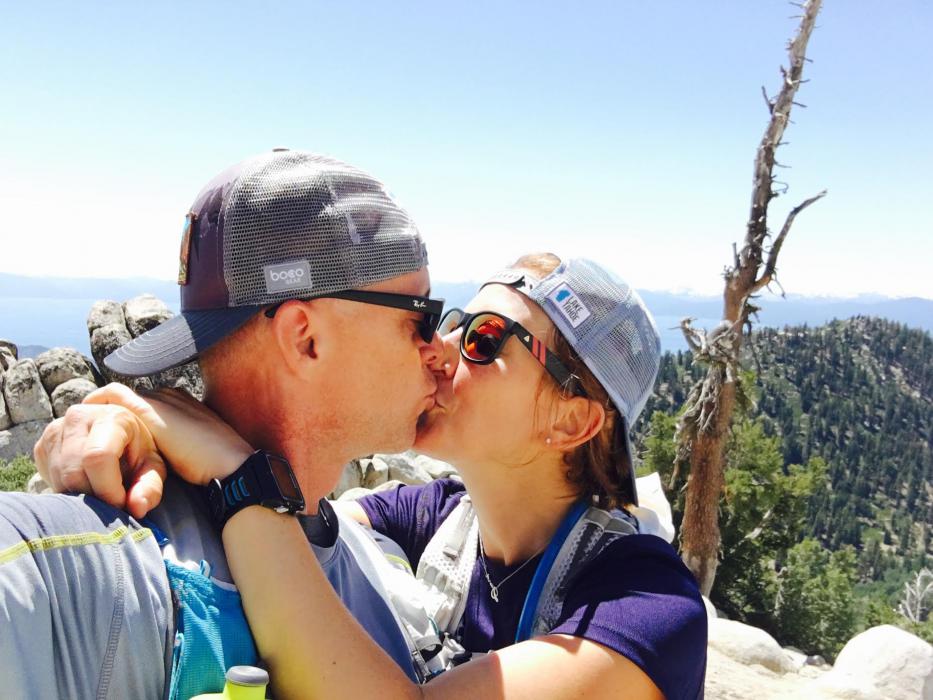 Alison Chavez got engaged to Chris Bassett last weekend on the Tahoe Rim Trail while training for the 100-mile race this weekend