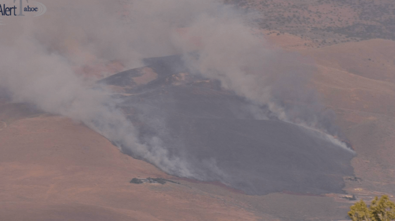 Brenda Fire from Slide Mountain. Other photos provided by Carson Now reader Jessica V-Nuñez and Kenzie Bales from KRNV.