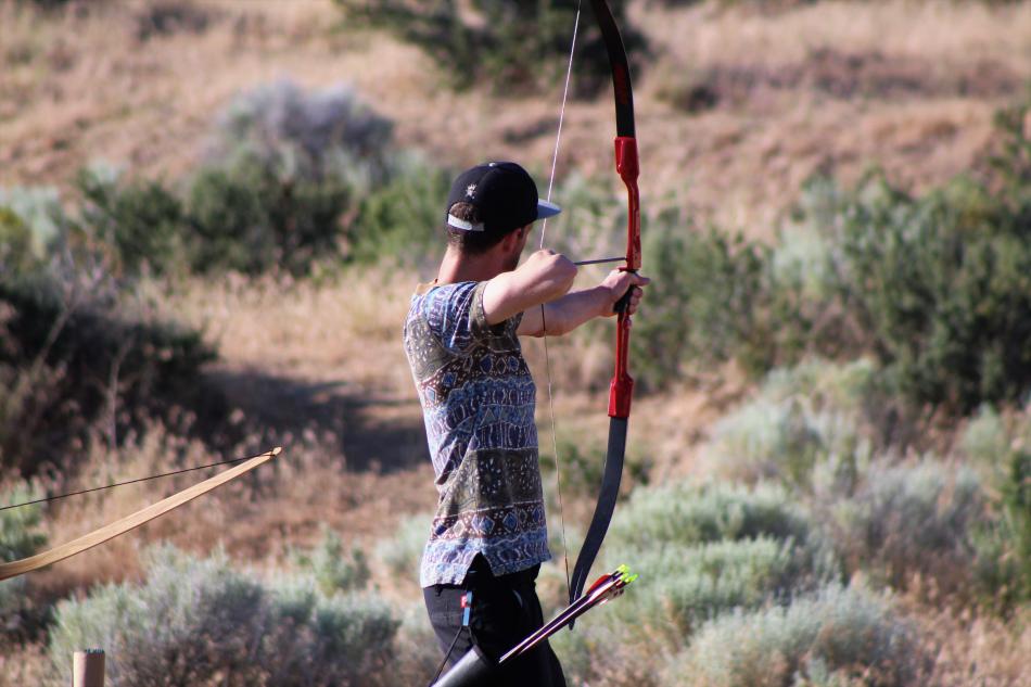 A recurve bow archer.