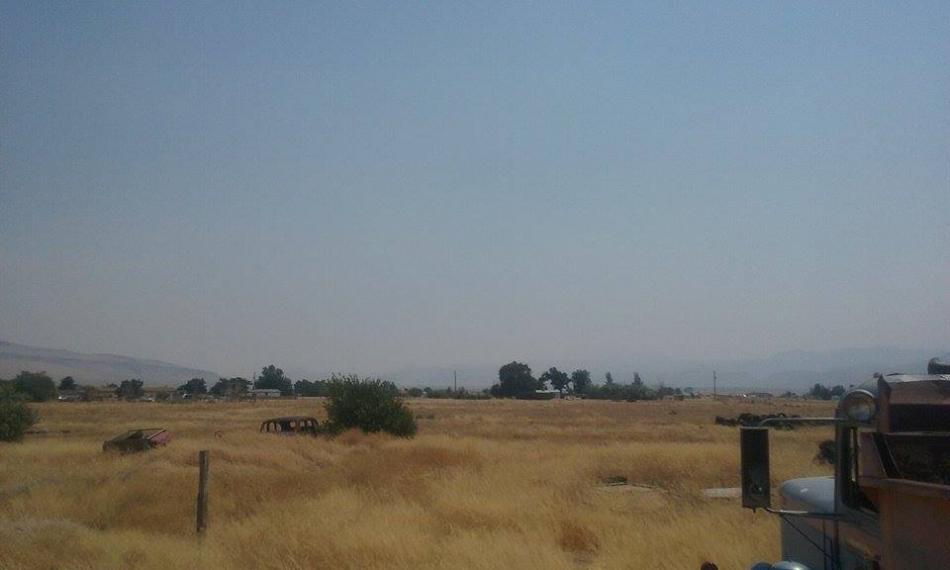 Here's a photo of the smoke and haze in the Stagecoach area. Photo courtesy, Stephanie Crosby