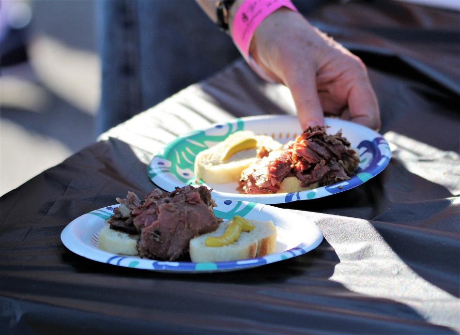 Brisket sandwiches from The Union Carson.