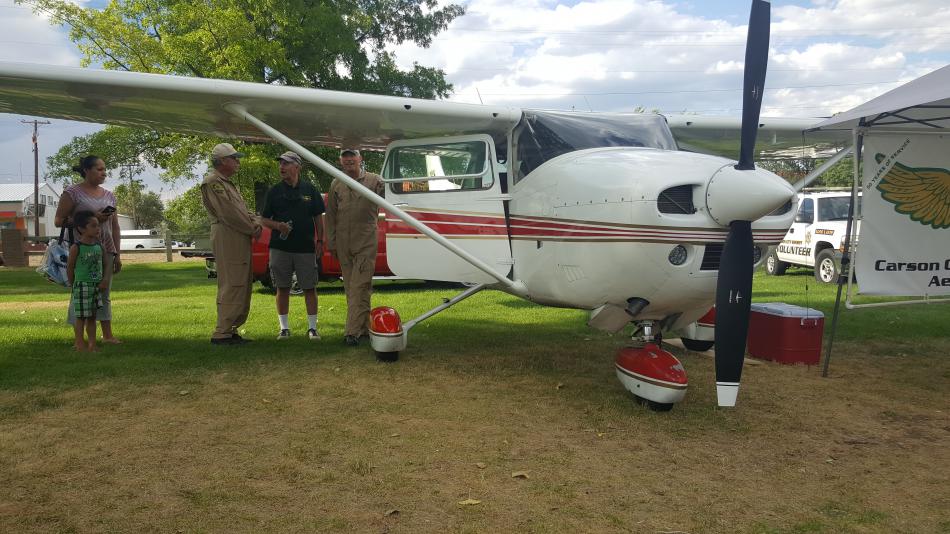 A Cessna 182 tour. Photo by Isaiah Burrows