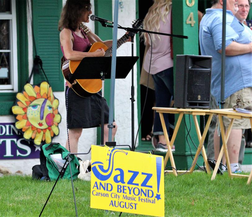 The Purple Avocado on Curry Street featured live music and wine Saturday.