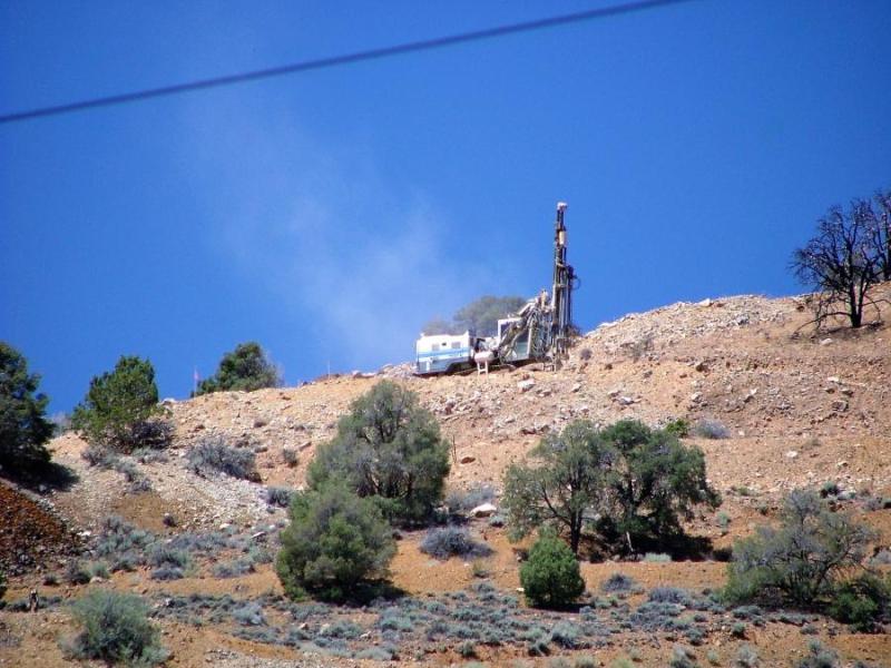 Core drilling in Silver City