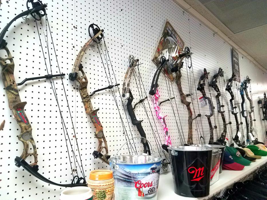 Bows and accessories are also available at Wild Bill's Guns Too.