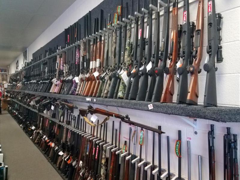 Photos by Brett Fisher. South wall of Wild Bill's Guns Too.