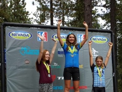 3rd Place Mountain Bike Winner Elsa Harrison.