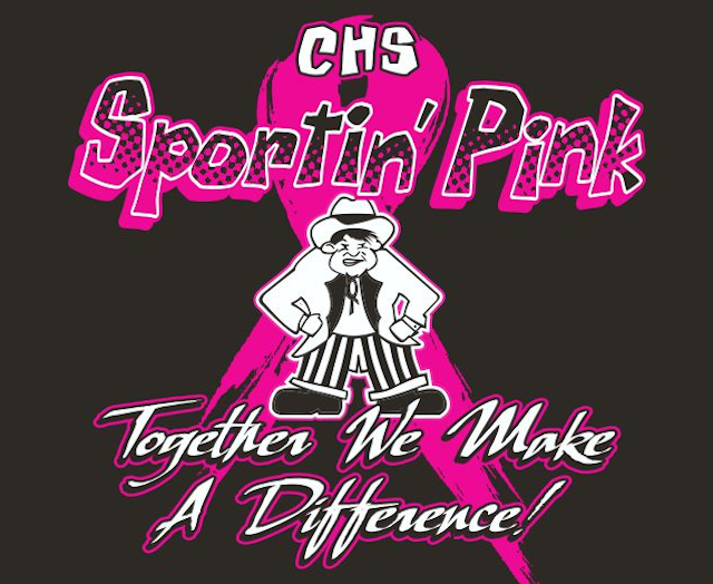 CHS Breast Cancer Awareness T-shirt.
