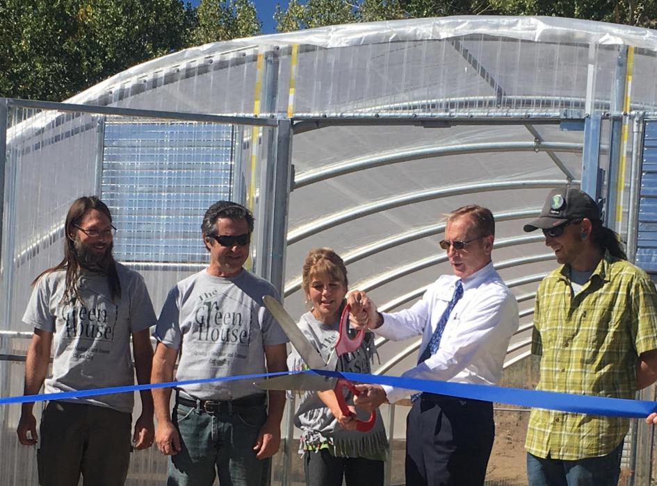 L to R: Cory King, Arnold Carbone, Karen Abowd, Ed Epperson and Will Pierce.  Photo by Kirk Caraway