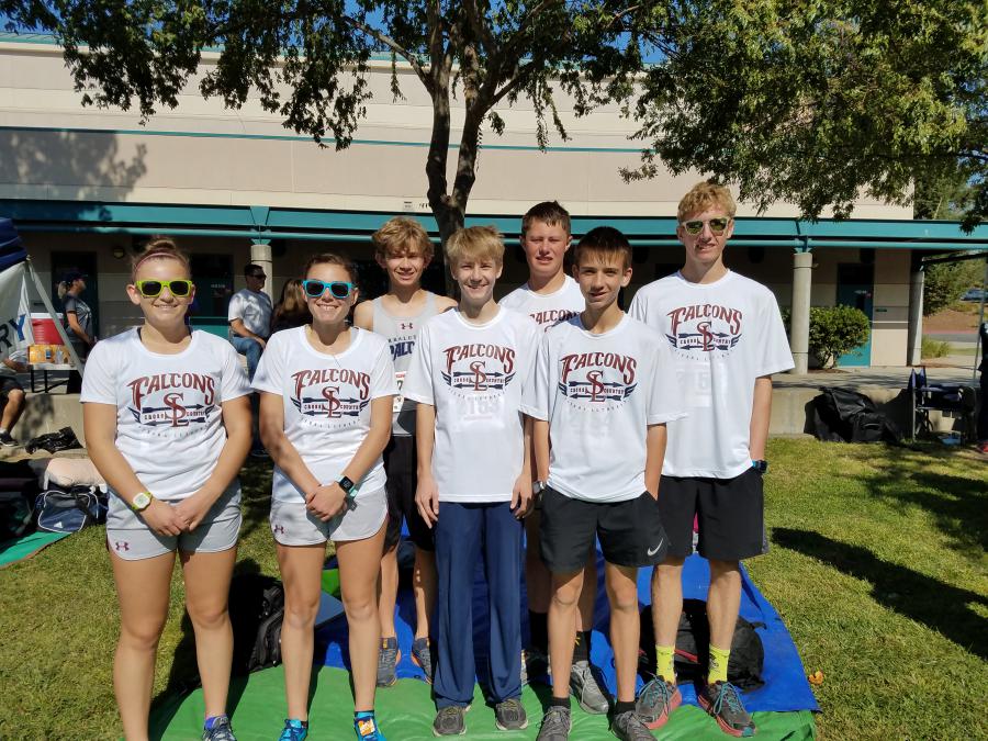 The SLHS Cross Country Team in Folsom, CA.