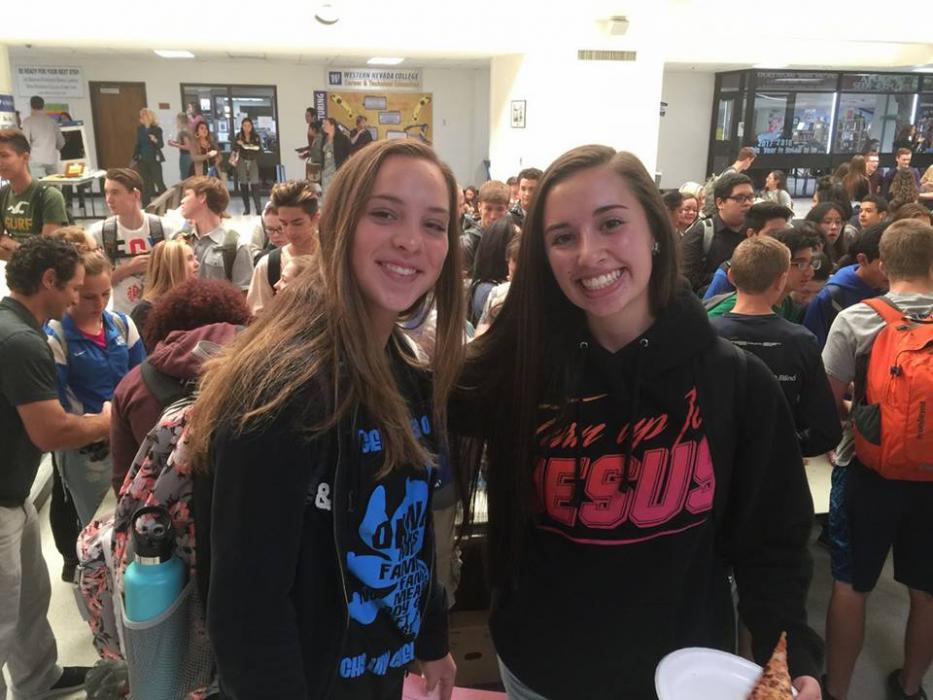 Fellowship of Christian Athletes handing out root beer floats during the CHS Week of Respect.