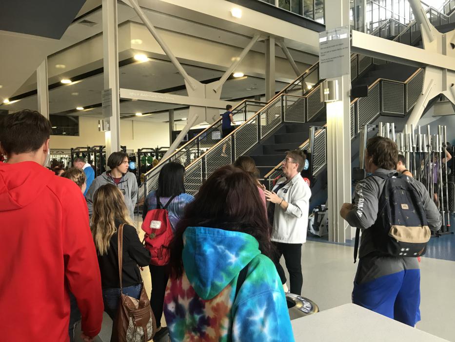 EDU students on tour at UNR.