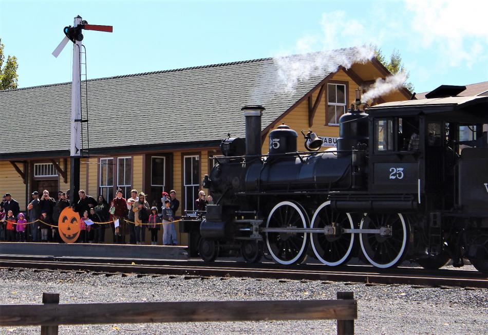 The Harvest Train returns today and next weekend at the Nevada State Railroad Museum. Photo by Brett Fisher