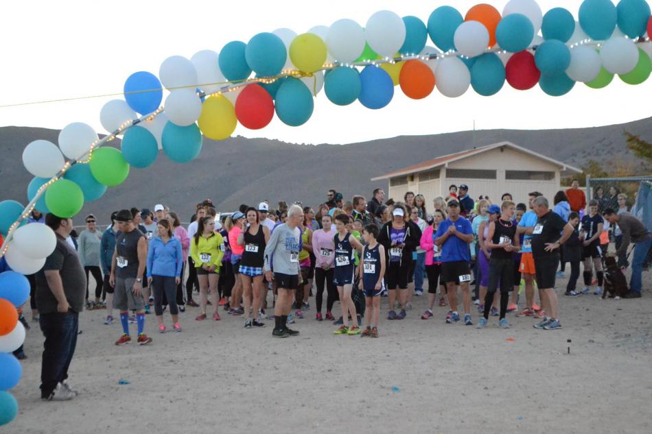 Participants gather at the Light After Dark event in 2015.