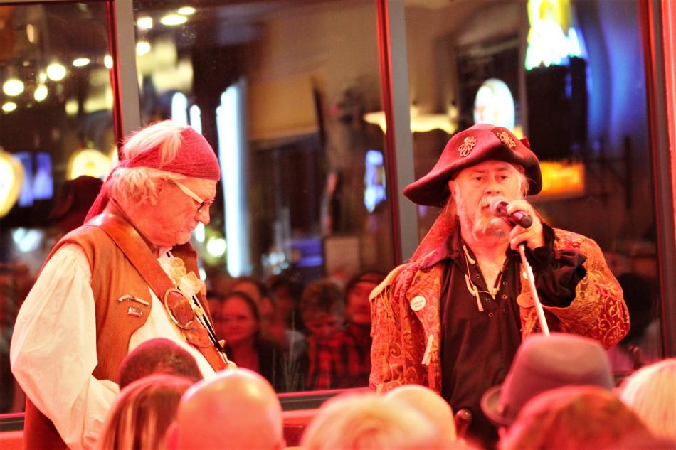 Commodore Krakken, right, and Dead Eye of the Pirates of Reno.