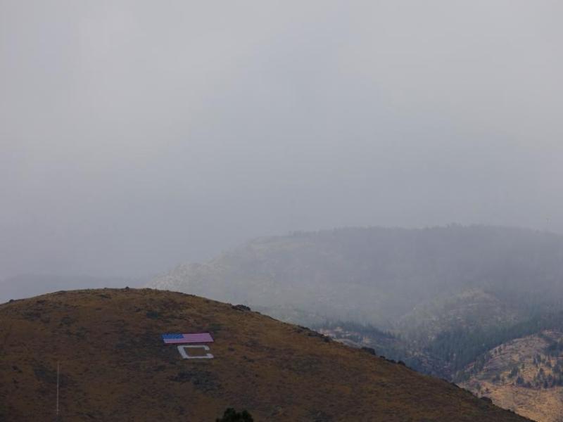 Though the storm never materialized Saturday,  windy conditions will continue. Photo by Jim Gustafson.