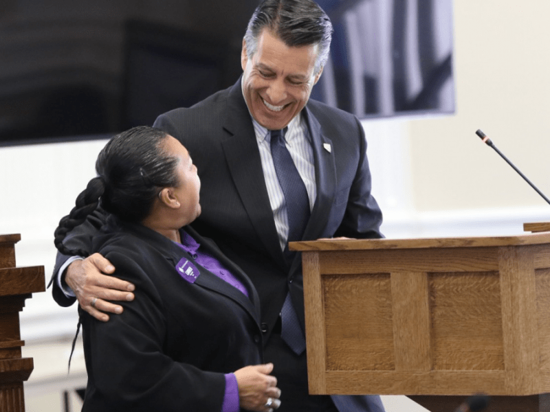 Carmen Rank is the recipient of the Governor's Veteran of the Month honor.  Nevada Governor's Office photo