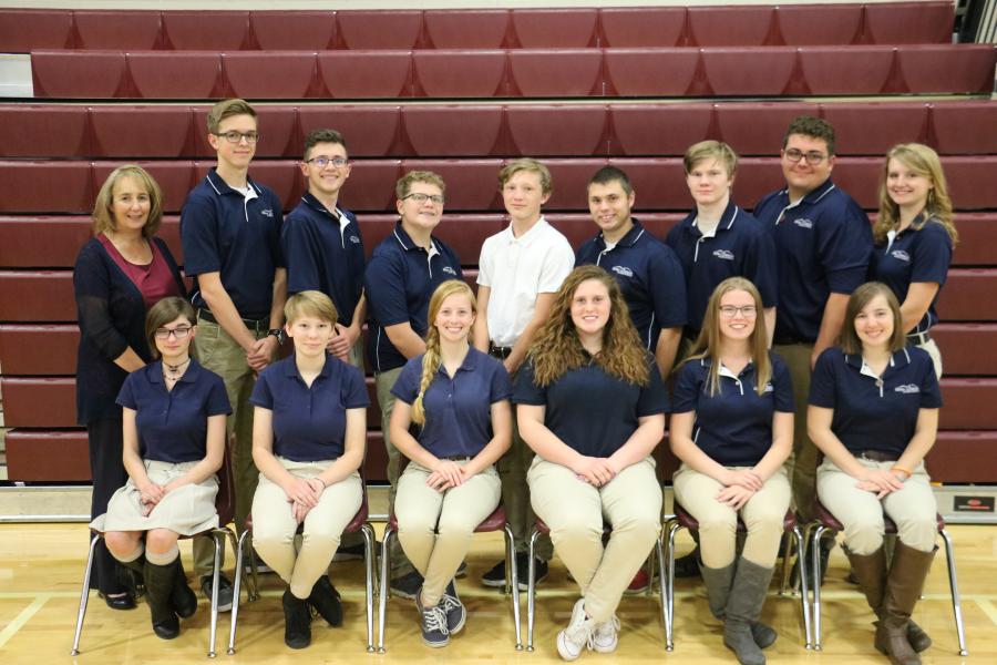 The 2017 SLHS Academic Olympics team, coached by Dr. Tami Seddon, are once again the Regional Champions
