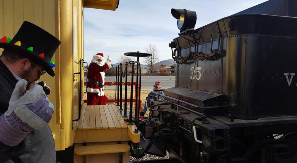 Annual Santa Train at the Nevada State Railroad Museum runs from 10 a.m. to 3 p.m. NSRRM photo