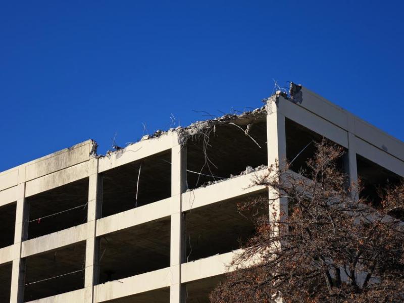 Photos by Jim Gustafson - Northeast corner of building