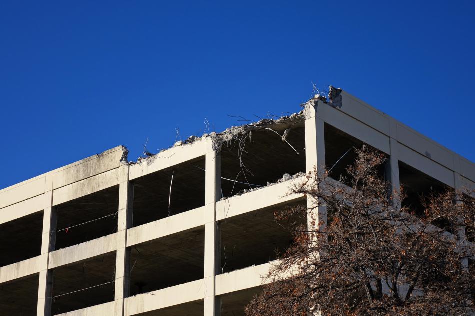 Photos by Jim Gustafson - Northeast corner of building