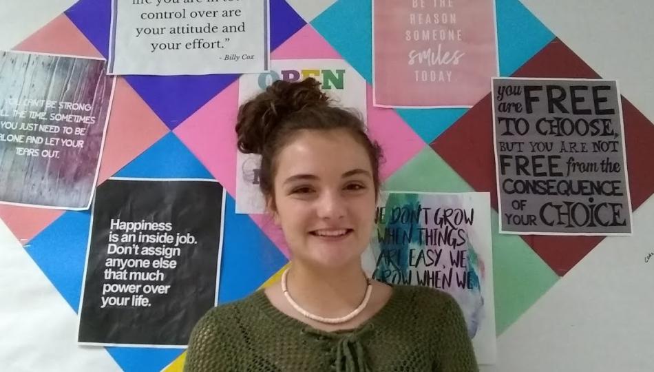 CHS Student of the Week sophomore Hallie Newman.