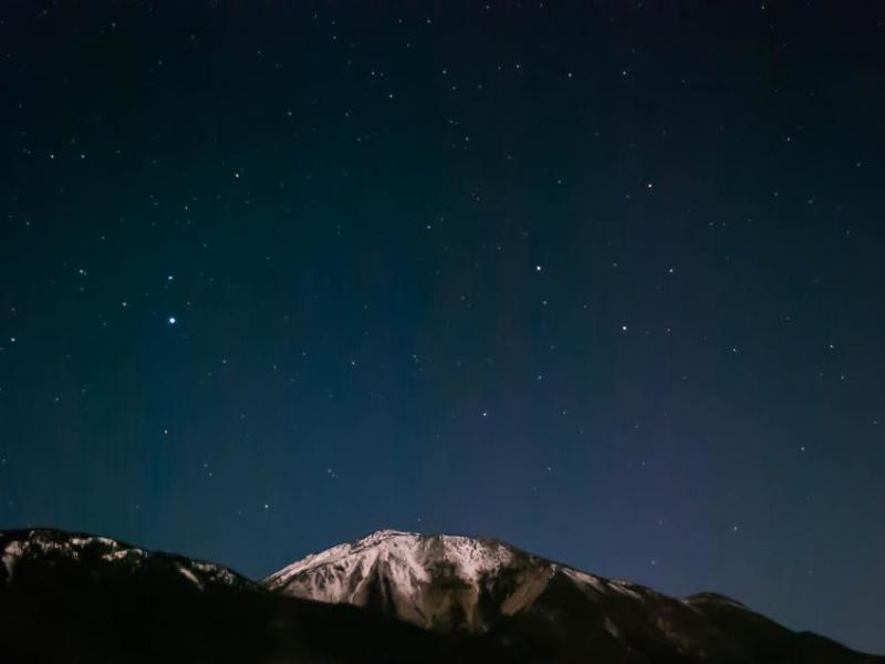 Slide Mountain at Night. Photo by Scott McDaniel. Click for full size.