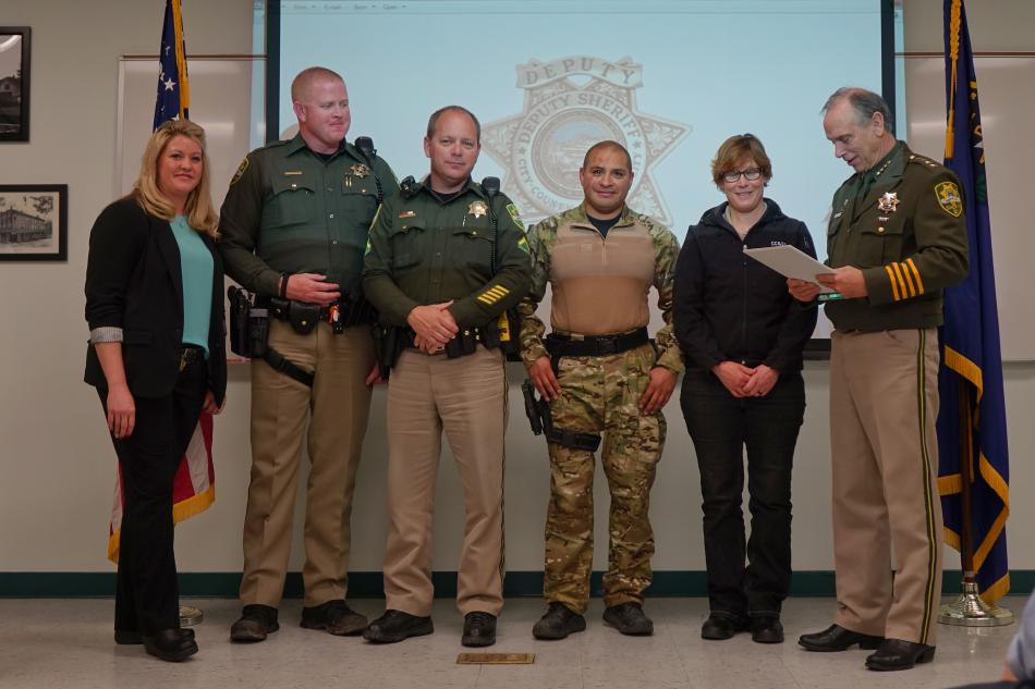 The Mobile Outreach Safety Team (MOST) accepts the award for Team of The Year