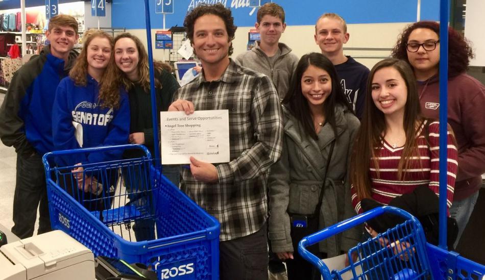 FCA prepare to buy Angel Tree gifts at Walmart.
