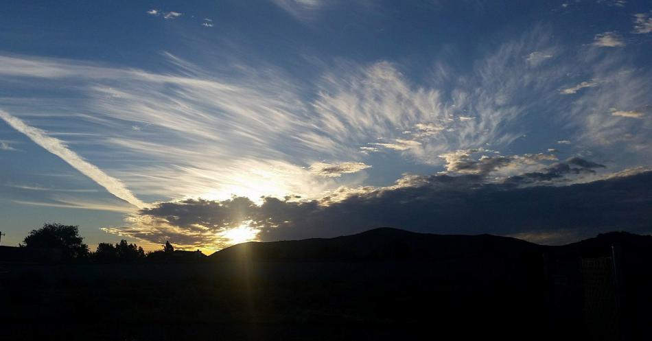 Cloudy days make for amazing skies. Keep your fingers crossed for some snow.