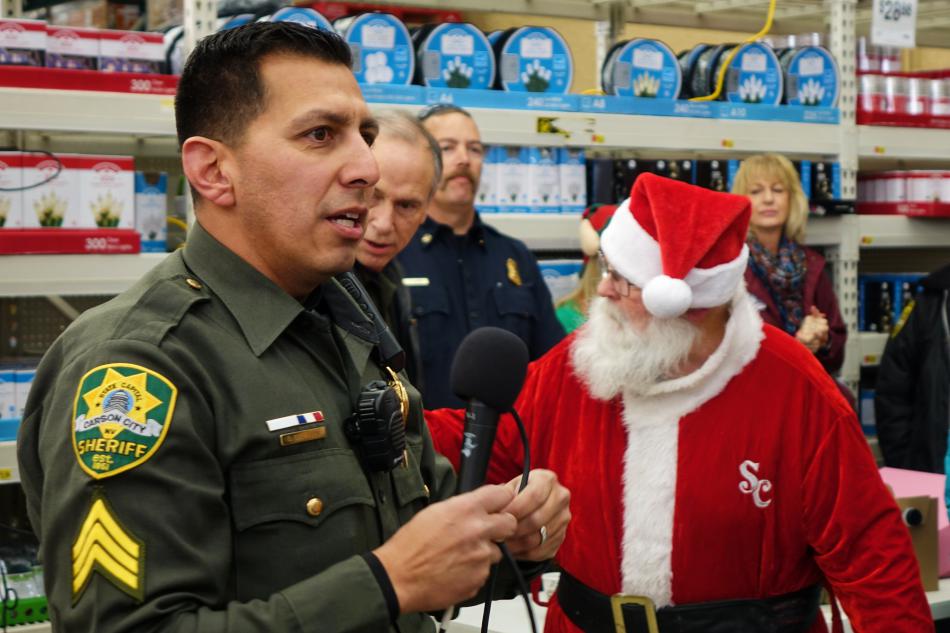 Sgt. Daniel Gonzales began the Holiday With A Hero program 14 years ago with his wife Meliah