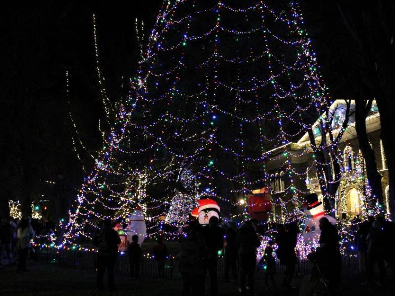Photo by Brett Fisher. Capitol Tree Lighting Dec. 1 during the Silver and Snowflake Festival.