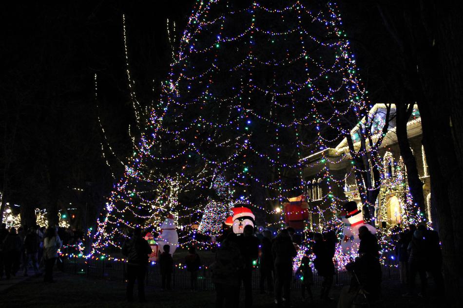 Photo by Brett Fisher. Capitol Tree Lighting Dec. 1 during the Silver and Snowflake Festival.