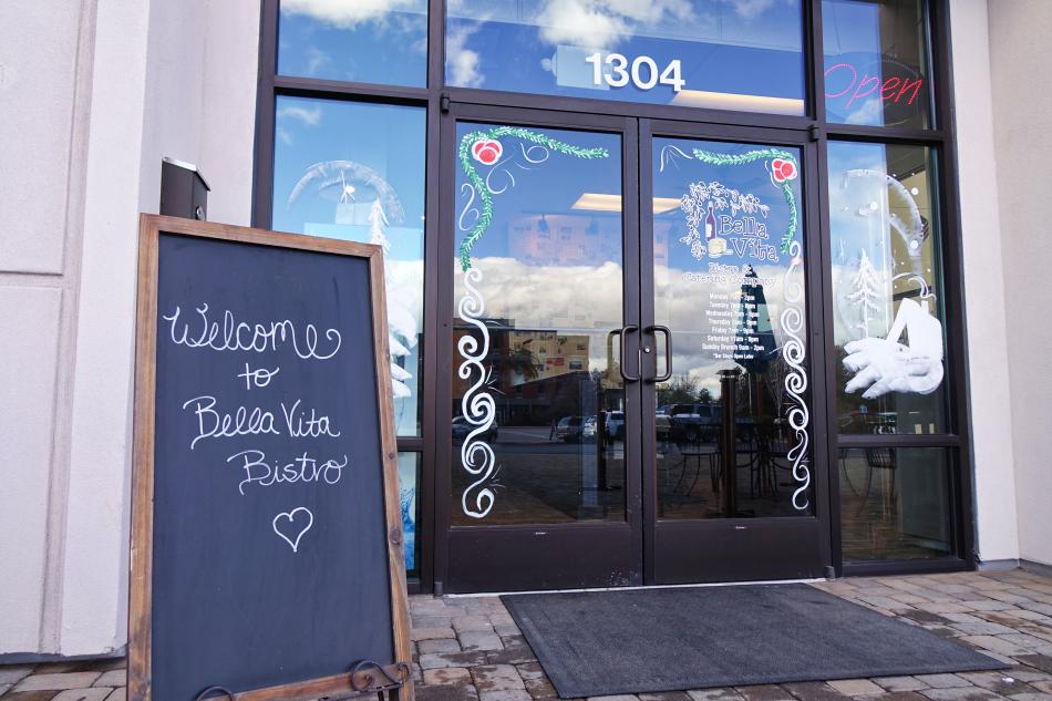 Bella Vita Bistro is located on the Stewart Street side of the Carson Mall.