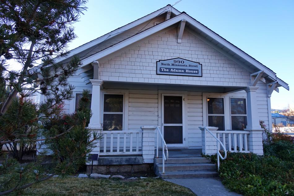 The historic Adam's House houses the station at 990 North Minnesota St. in Carson City